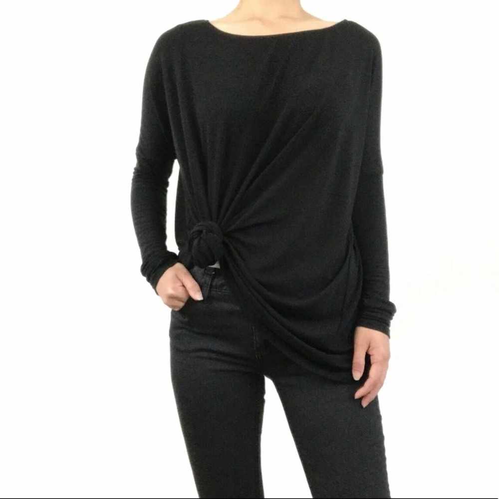 Very J Lightweight High Low Oversized Tunic Top - Picture 5 of 8